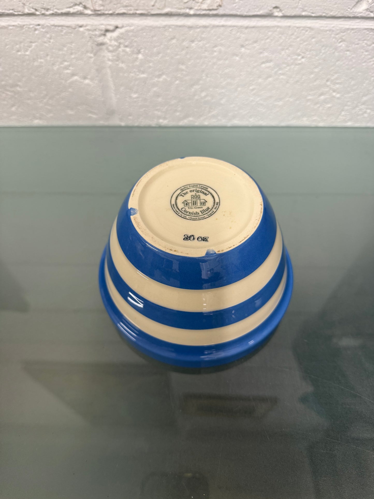 T.G Green Cornish Ware Blue & White Bowl
