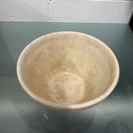 Antique Hoffman Pottery Blue & White Banded Bowl