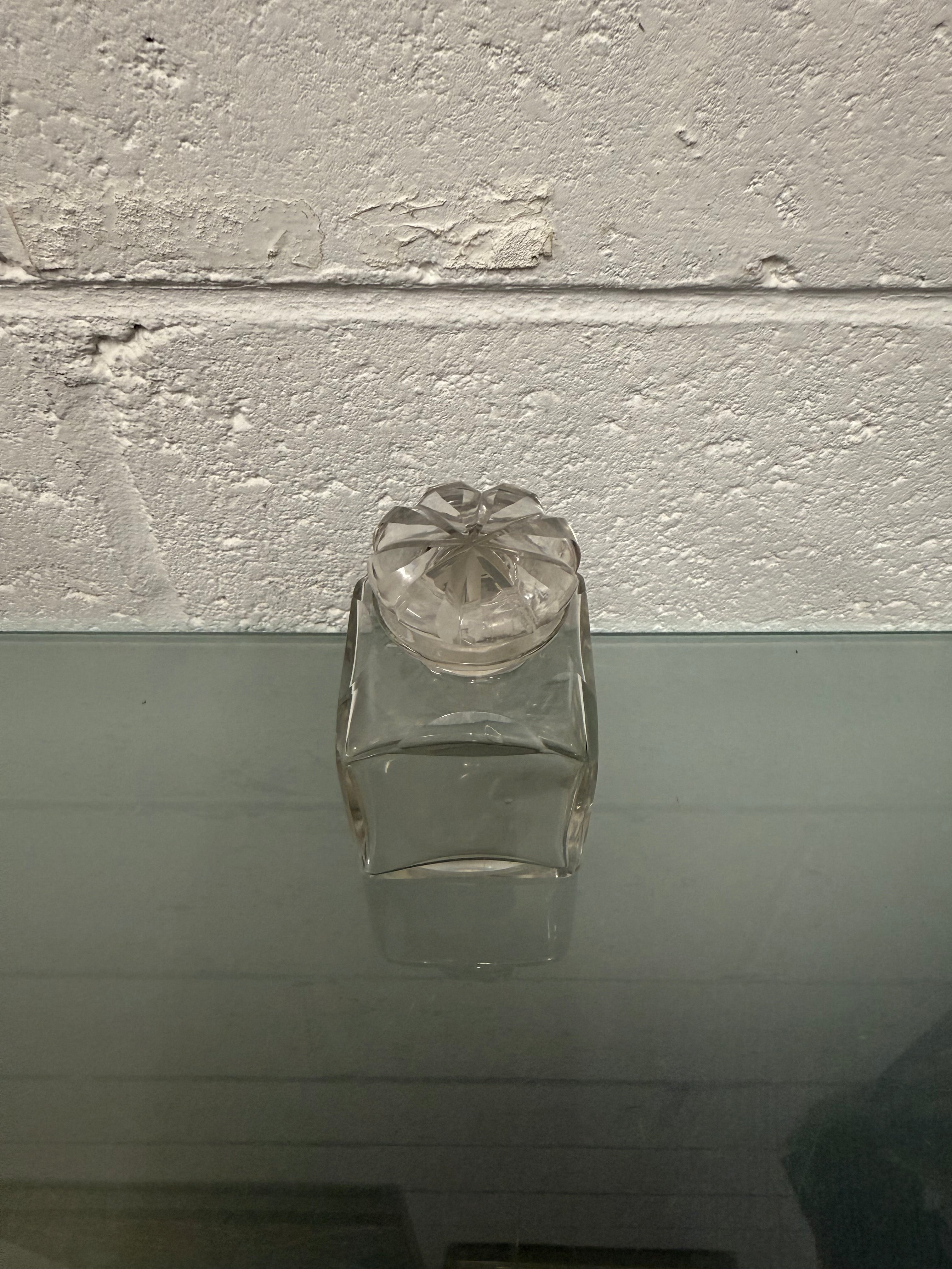 Small Glass Bottle & Glass Stopper For Perfume | Antique & Vintage | Moonee Ponds Antiques | Australia Wide Delivery