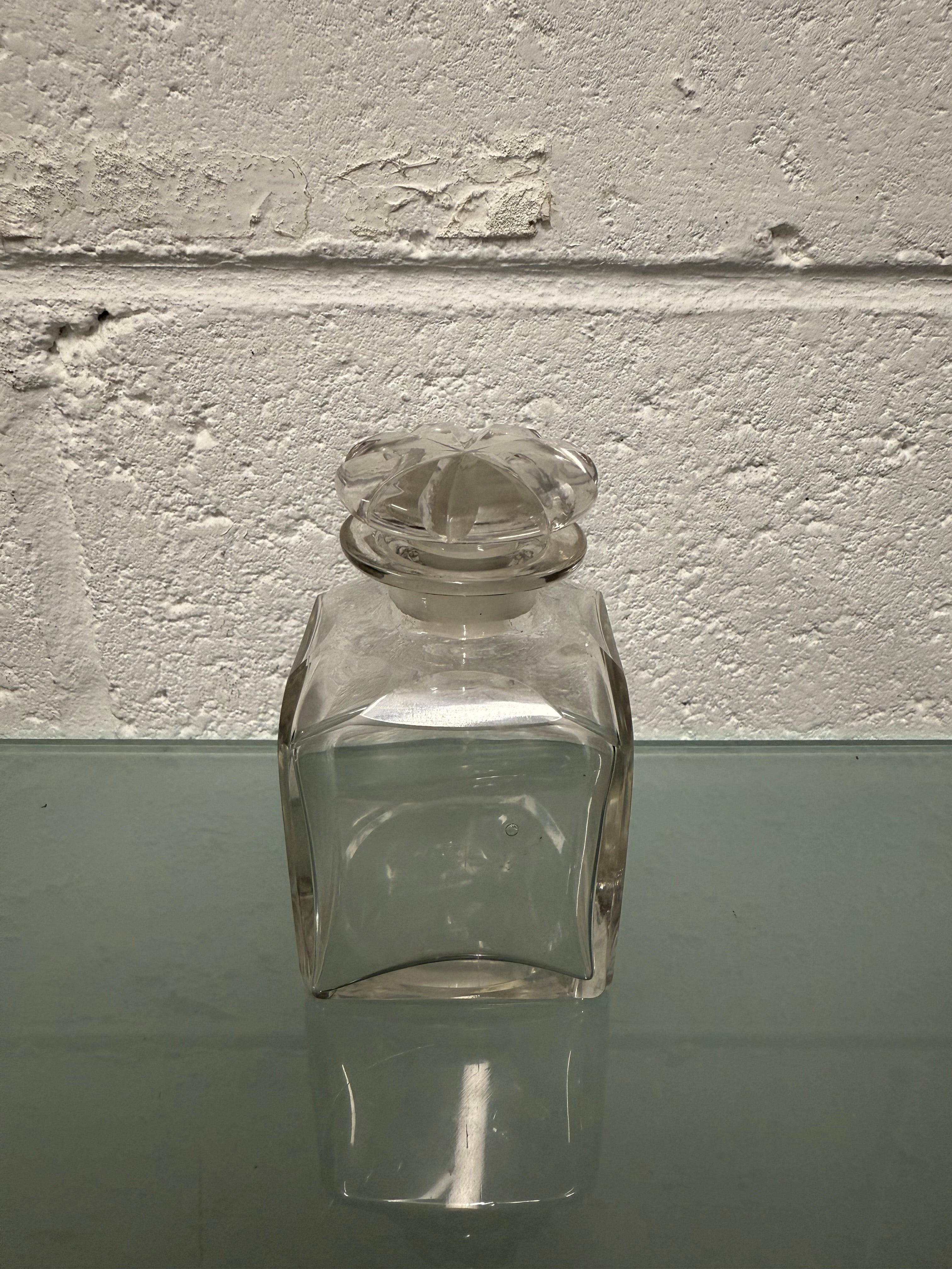 Small Glass Bottle & Glass Stopper For Perfume | Antique & Vintage | Moonee Ponds Antiques | Australia Wide Delivery