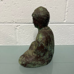 Vintage Bronze Green Patinated Bhudda