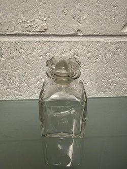 Small Glass Bottle With Glass Stopper For Perfume | Antique & Vintage | Moonee Ponds Antiques | Australia Wide Delivery