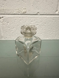 Small Glass Bottle With Glass Stopper For Perfume | Antique & Vintage | Moonee Ponds Antiques | Australia Wide Delivery
