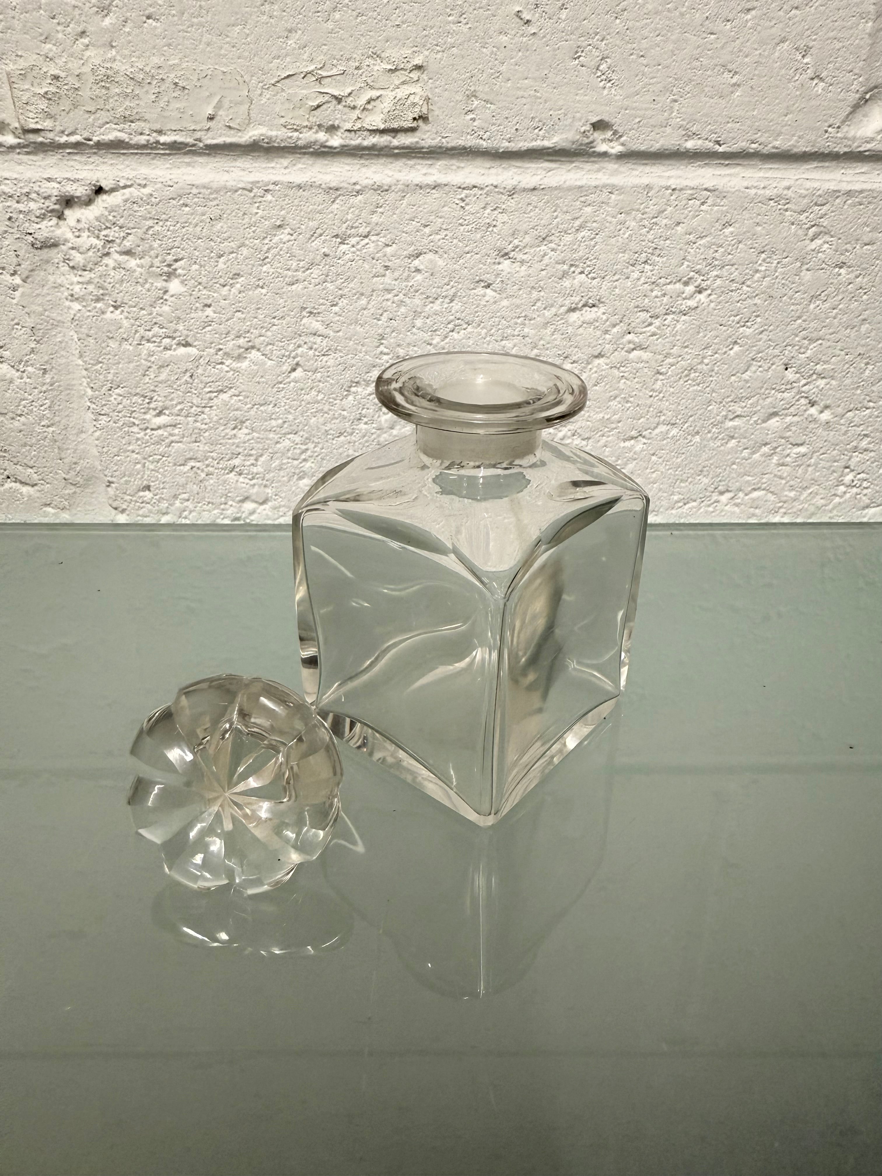 Small Glass Bottle With Glass Stopper For Perfume | Antique & Vintage | Moonee Ponds Antiques | Australia Wide Delivery