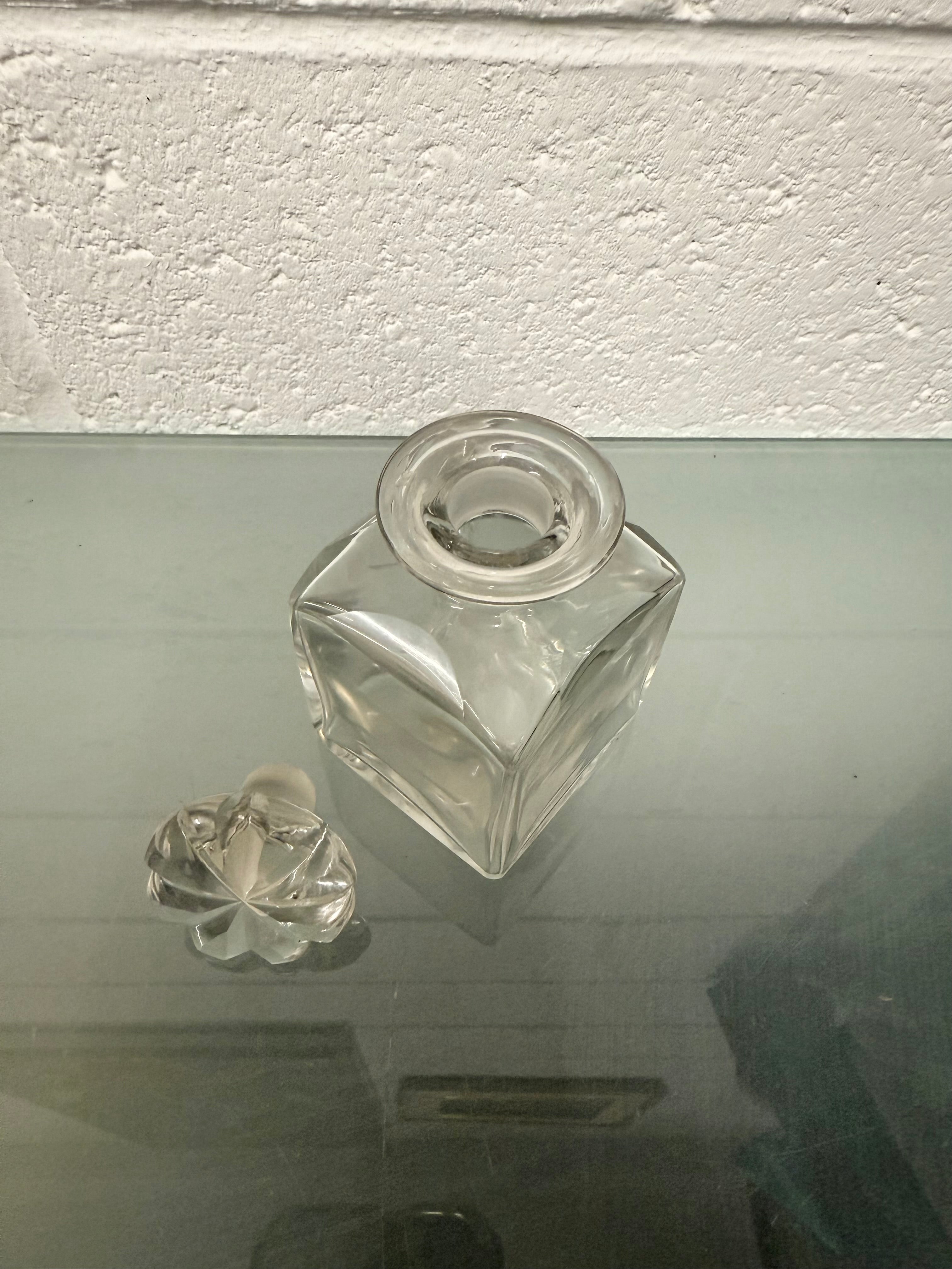 Small Glass Bottle With Glass Stopper For Perfume | Antique & Vintage | Moonee Ponds Antiques | Australia Wide Delivery
