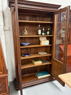 French Louis XVI Style 19th Century Oak Two Door Bookcase | Antique & Vintage | Moonee Ponds Antiques | Australia Wide Delivery