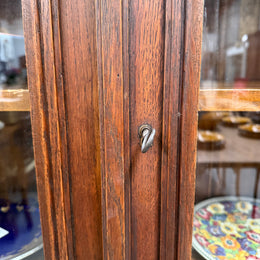 French Louis XVI Style 19th Century Oak Two Door Bookcase