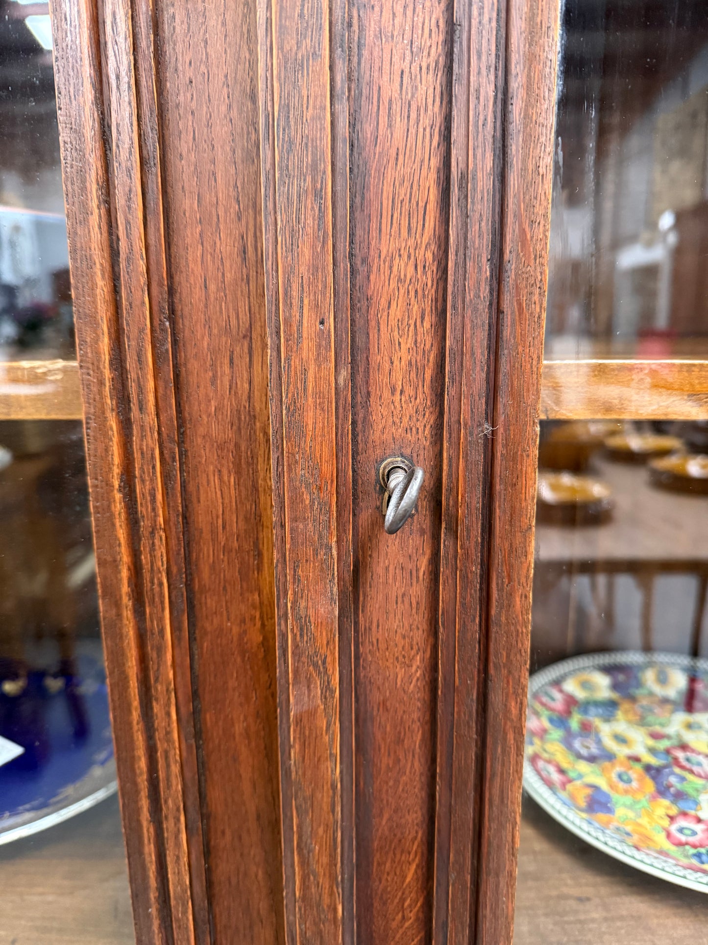 French Louis XVI Style 19th Century Oak Two Door Bookcase