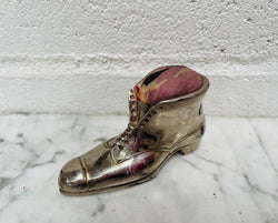 Edwardian Novelty Metal Shoe Pin Holder | Antique & Vintage | Moonee Ponds Antiques | Australia Wide Delivery