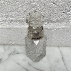 Edwardian Silver/Glass Scent Bottle AF | Antique & Vintage | Moonee Ponds Antiques | Australia Wide Delivery