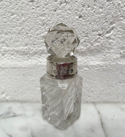 Edwardian Silver/Glass Scent Bottle AF | Antique & Vintage | Moonee Ponds Antiques | Australia Wide Delivery