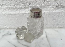 Edwardian Silver/Glass Scent Bottle AF | Antique & Vintage | Moonee Ponds Antiques | Australia Wide Delivery