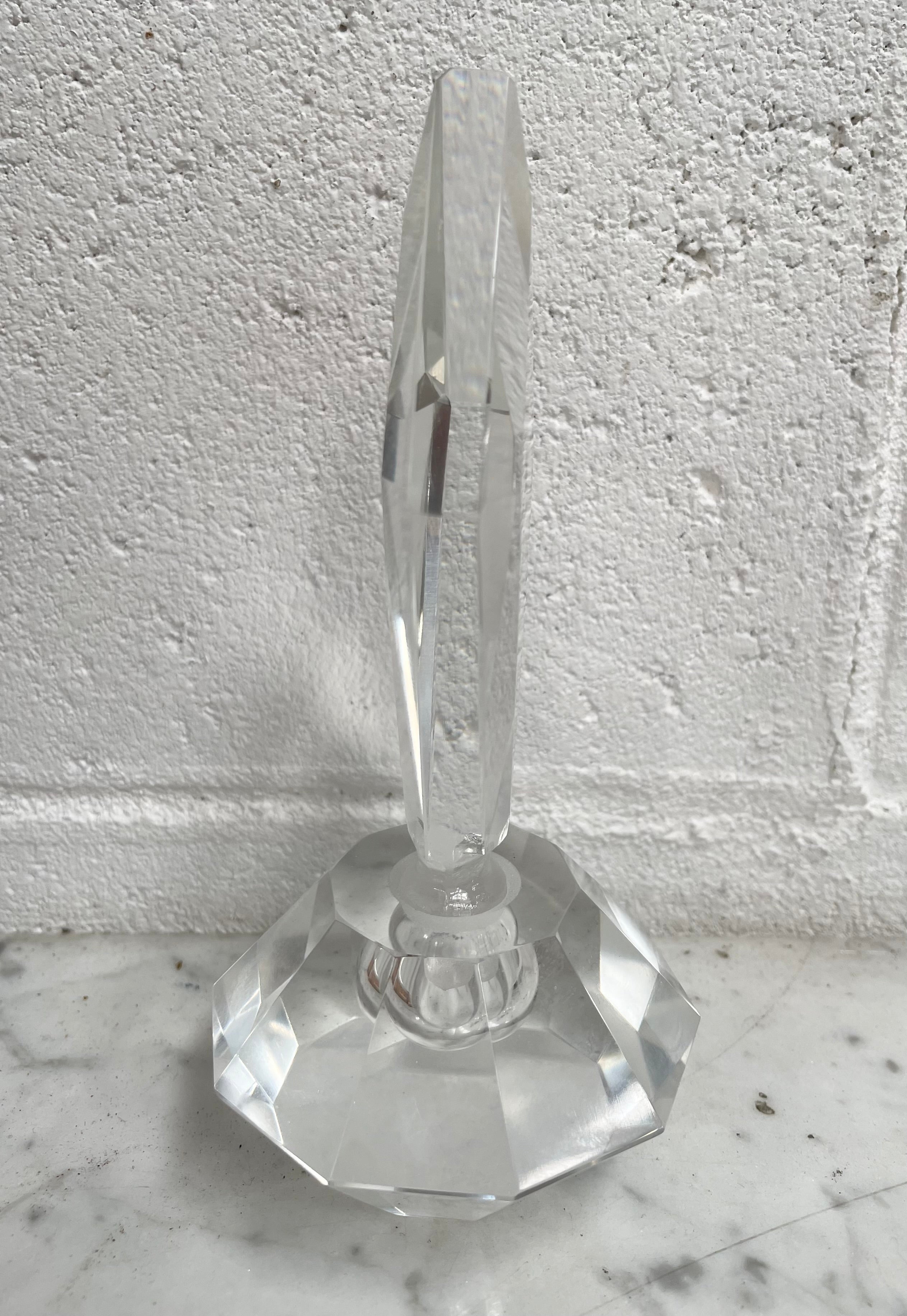 Art Deco Crystal Scent Bottle