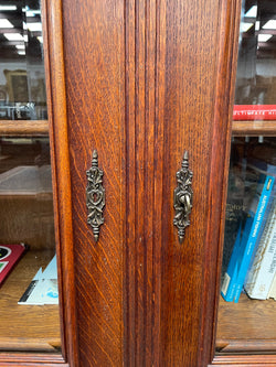 French Oak Renaissance Style Two Door Bookcase | Antique & Vintage | Moonee Ponds Antiques | Australia Wide Delivery