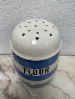 Vintage TG Green Cornishware Flour Shaker | Antique & Vintage | Moonee Ponds Antiques | Australia Wide Delivery