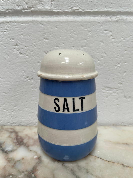 Vintage TG Green Cornishware Salt Shaker