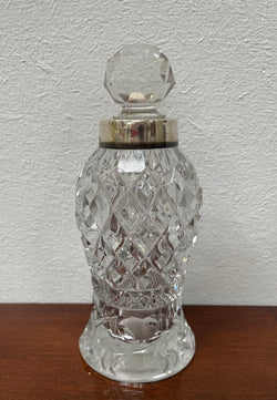 Edwardian Silver Mounted Crystal Bottle | Antique & Vintage | Moonee Ponds Antiques | Australia Wide Delivery