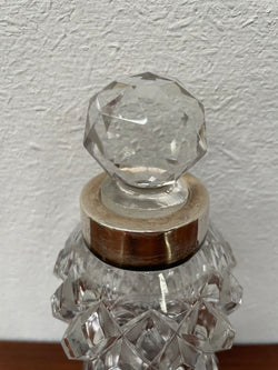 Edwardian Silver Mounted Crystal Bottle | Antique & Vintage | Moonee Ponds Antiques | Australia Wide Delivery