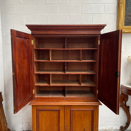 19th Century Cedar Post Office Storage Cabinet