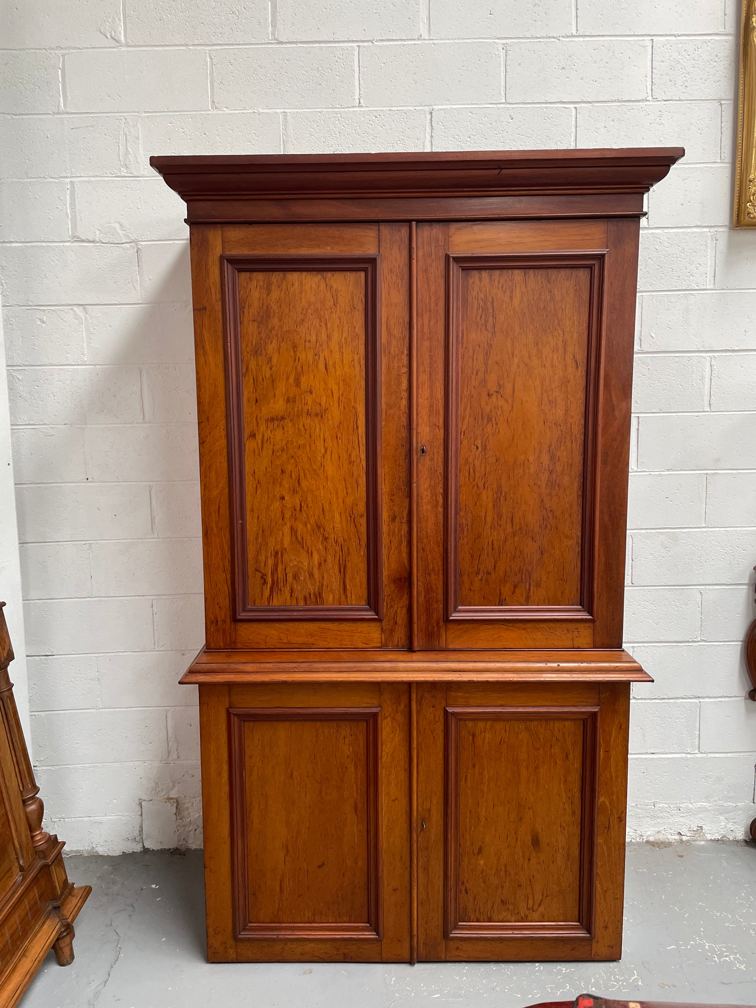 19th Century Cedar Post Office Storage Cabinet