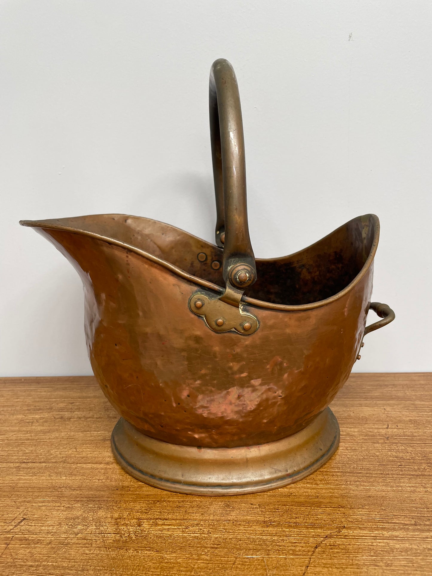 Fabulous French Copper & Brass Coal Scuttle