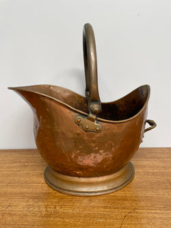 Fabulous French Copper & Brass Coal Scuttle | Antique & Vintage | Moonee Ponds Antiques | Australia Wide Delivery