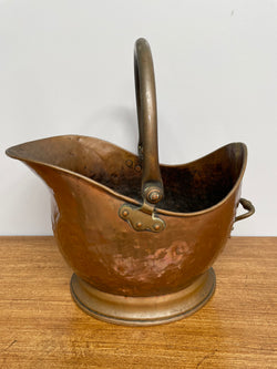 Fabulous French Copper & Brass Coal Scuttle | Antique & Vintage | Moonee Ponds Antiques | Australia Wide Delivery