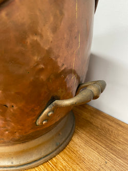 Fabulous French Copper & Brass Coal Scuttle | Antique & Vintage | Moonee Ponds Antiques | Australia Wide Delivery