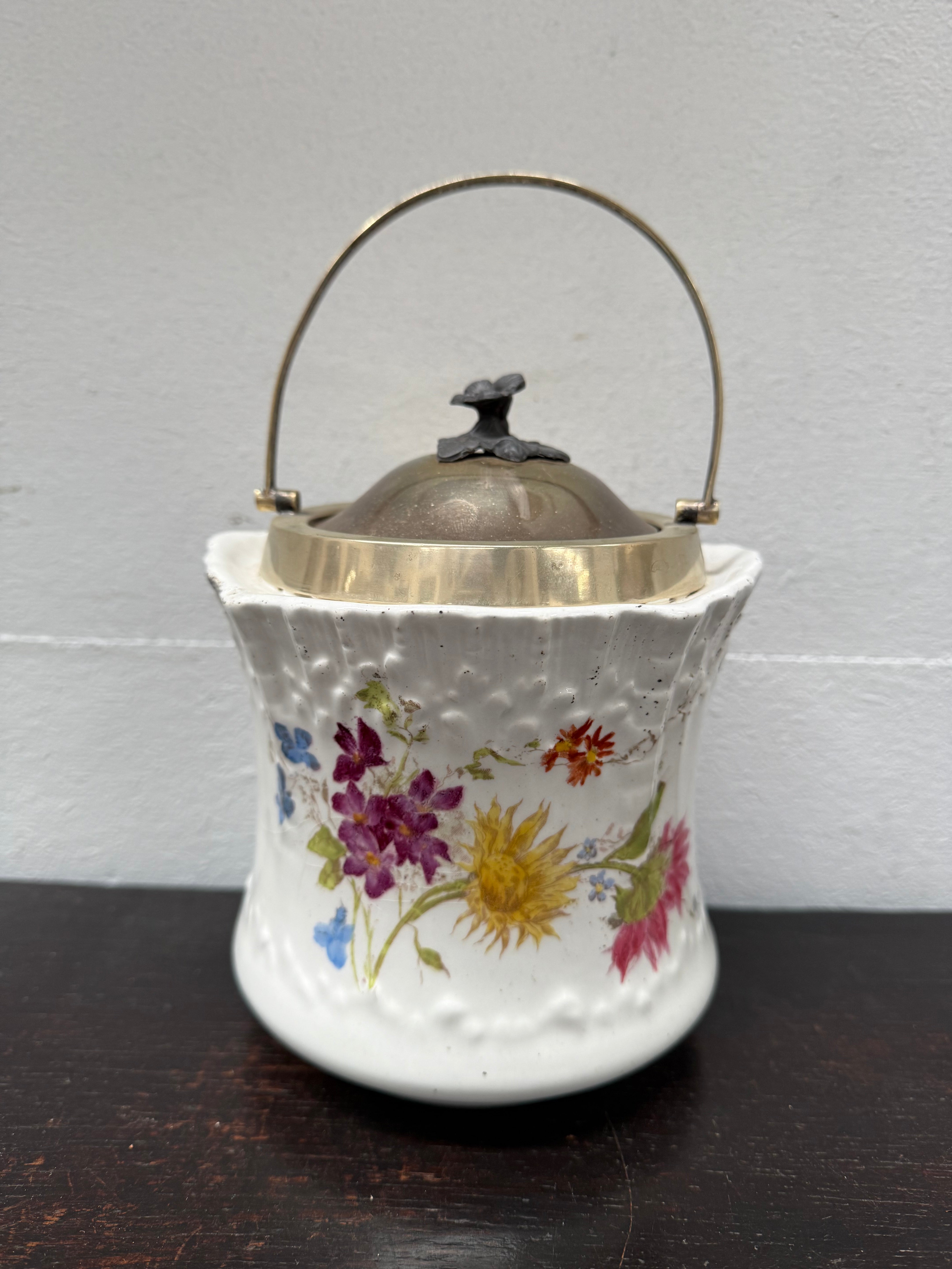 Antique Carlton Ware Biscuit Barrell As Is | Antique & Vintage | Moonee Ponds Antiques | Australia Wide Delivery