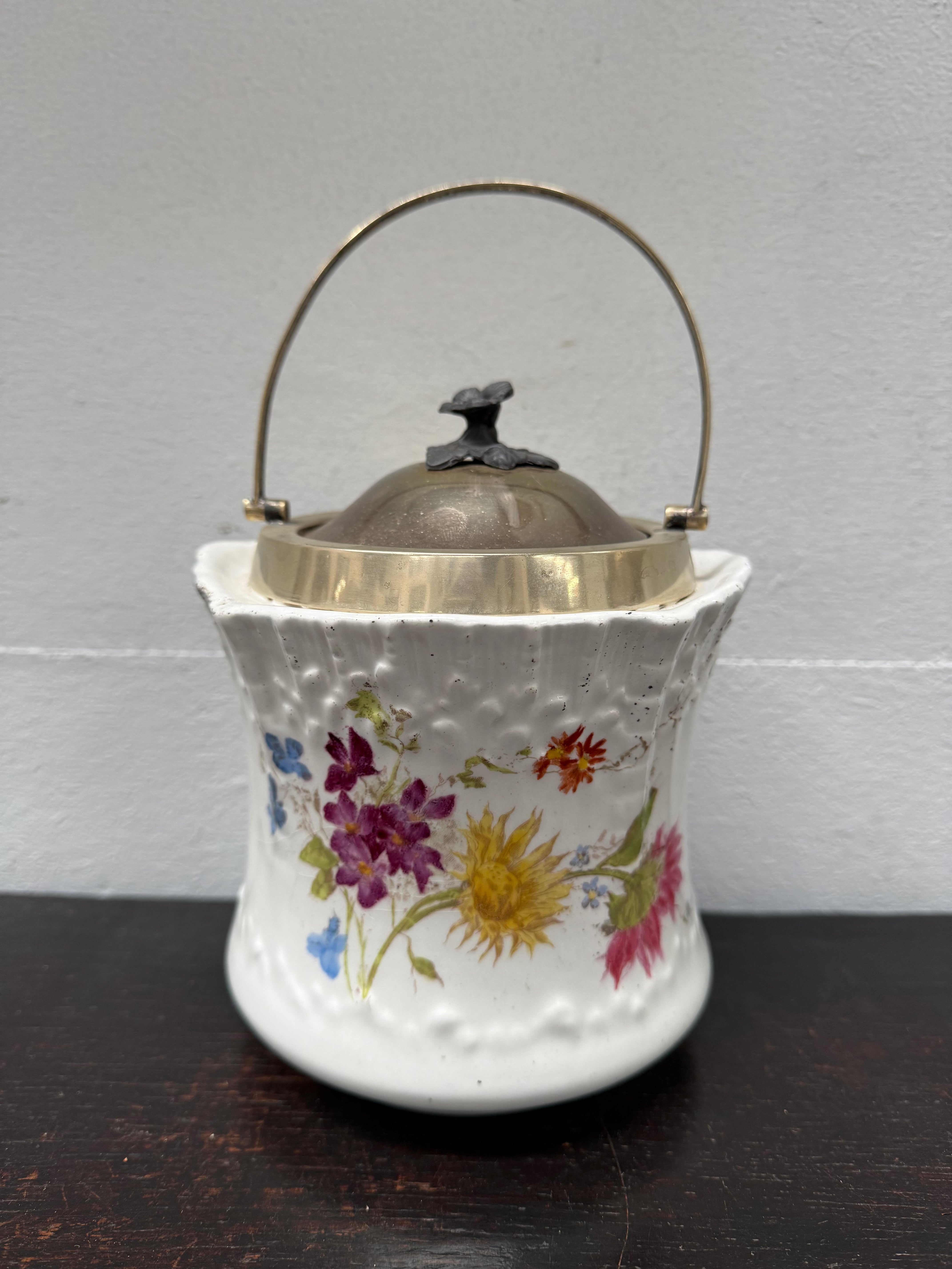 Antique Carlton Ware Biscuit Barrell As Is | Antique & Vintage | Moonee Ponds Antiques | Australia Wide Delivery