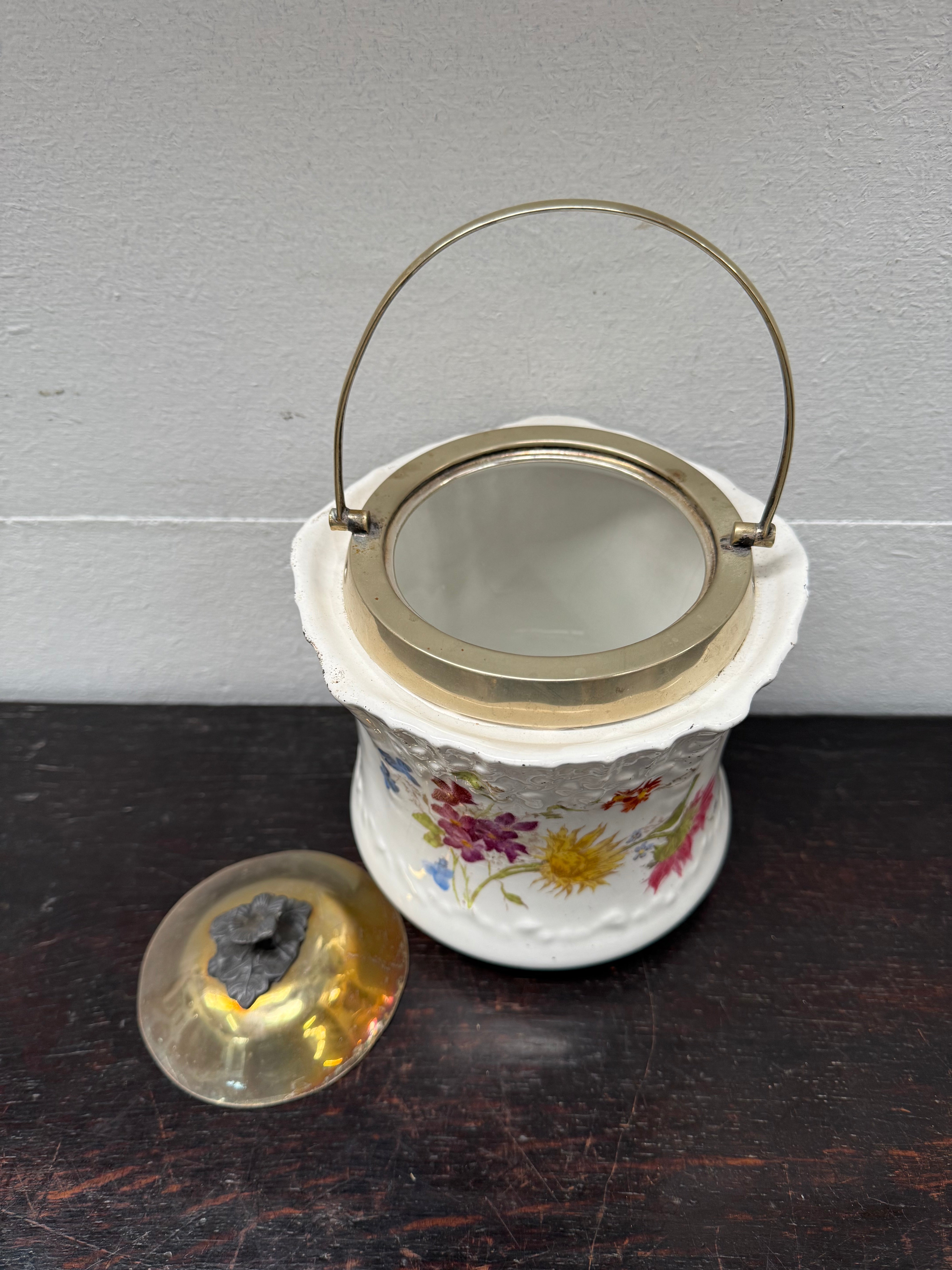 Antique Carlton Ware Biscuit Barrell As Is | Antique & Vintage | Moonee Ponds Antiques | Australia Wide Delivery
