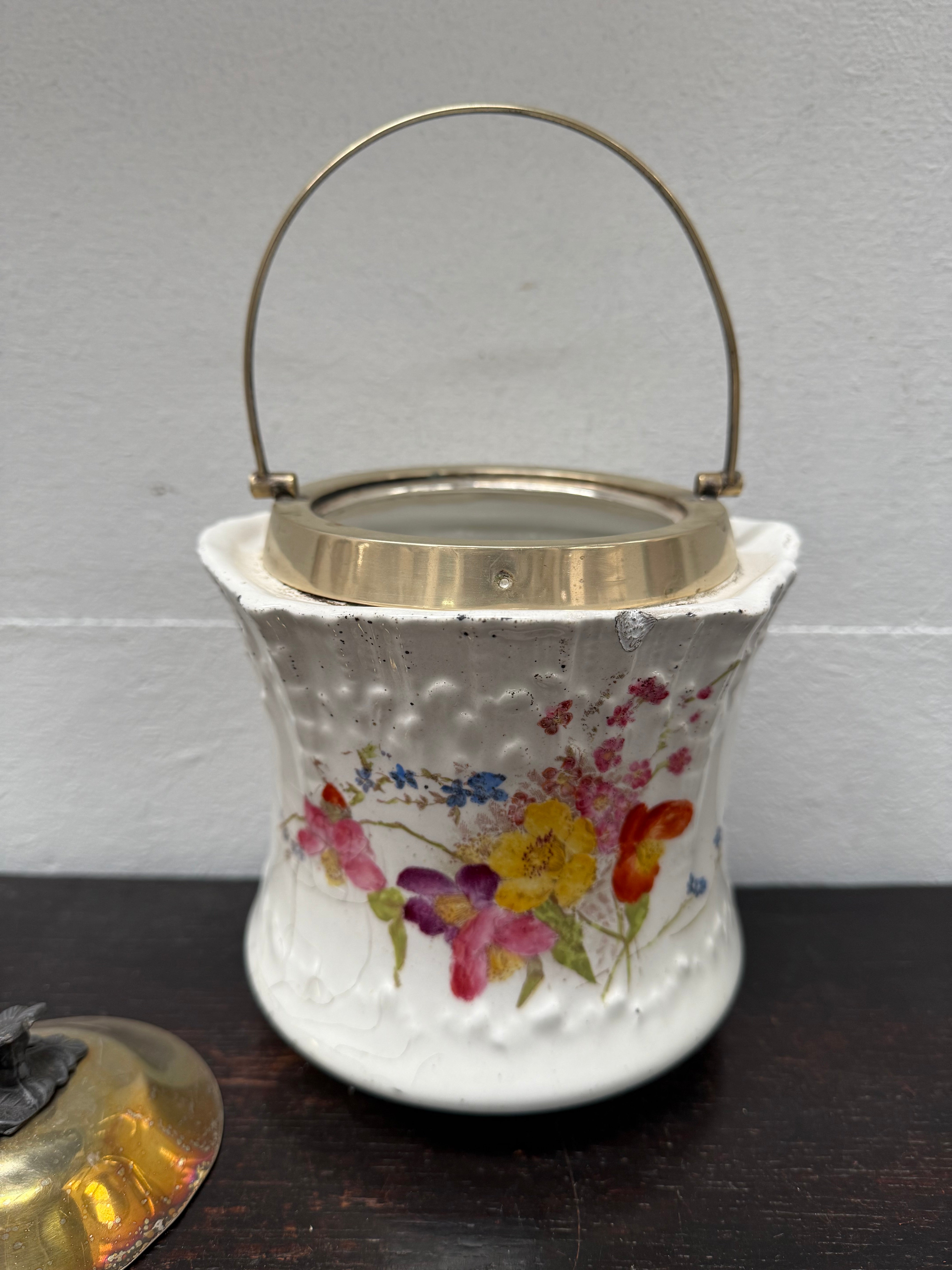 Antique Carlton Ware Biscuit Barrell As Is | Antique & Vintage | Moonee Ponds Antiques | Australia Wide Delivery