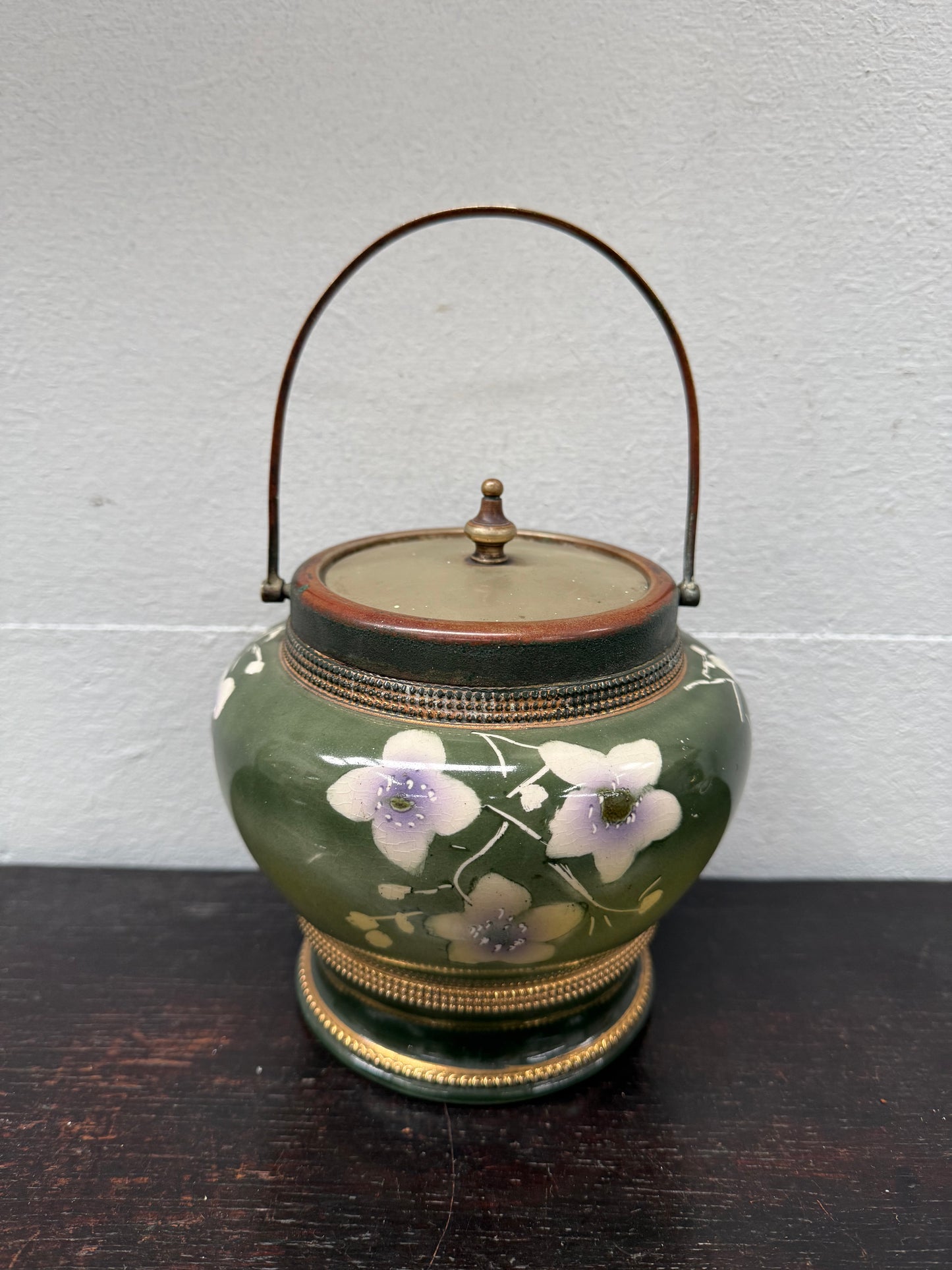 Crown Devon Biscuit Barrel