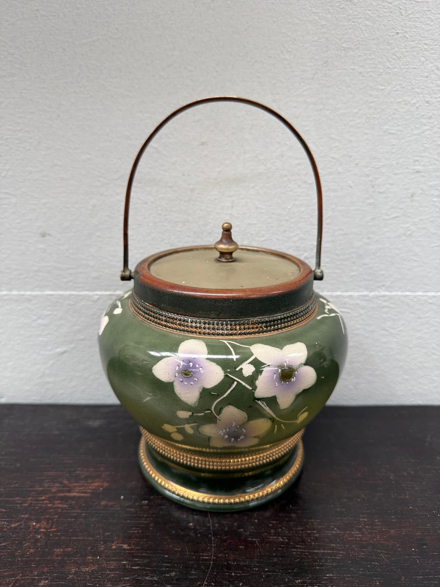 Crown Devon Biscuit Barrel