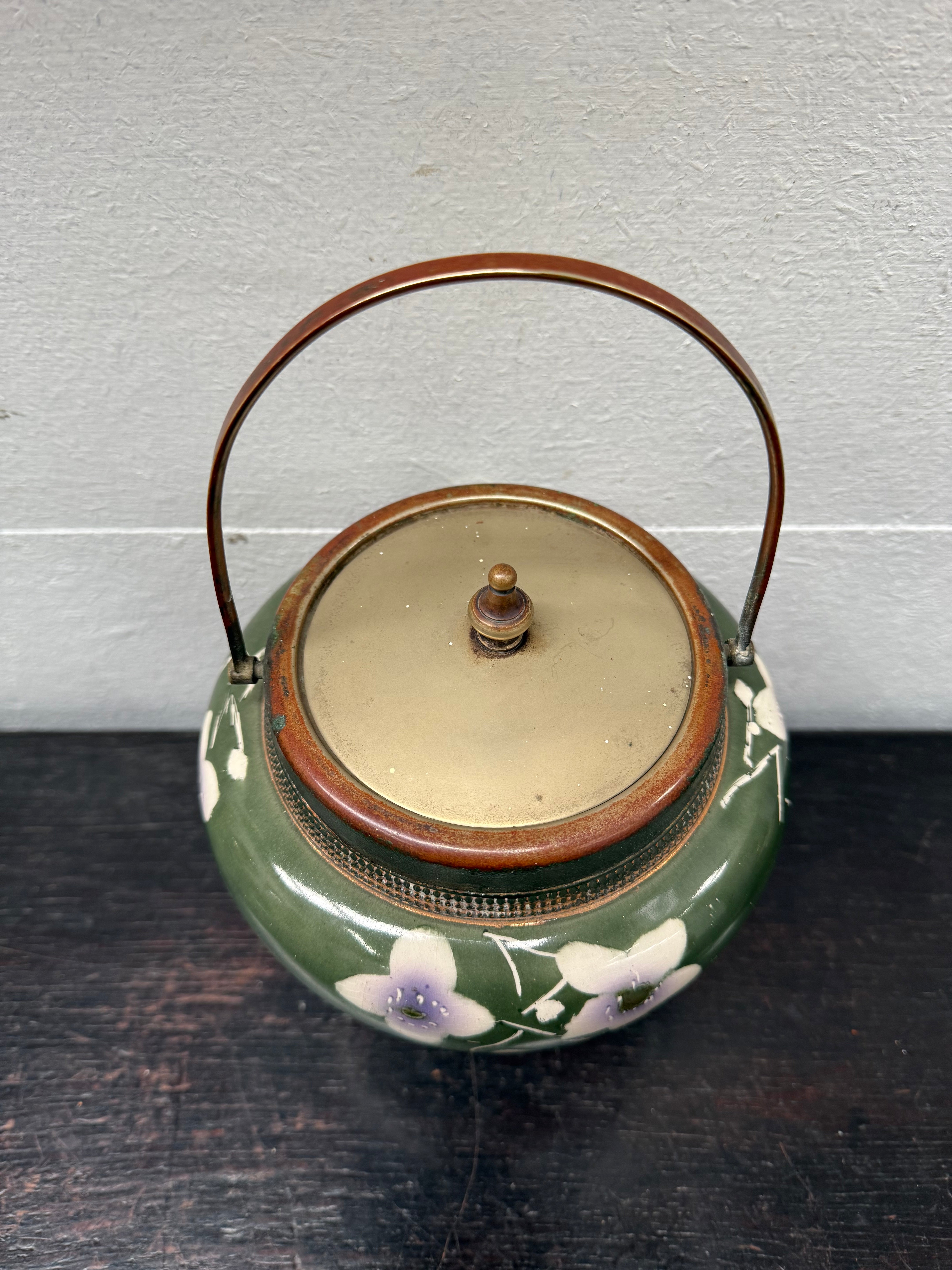 Crown Devon Biscuit Barrel | Antique & Vintage | Moonee Ponds Antiques | Australia Wide Delivery