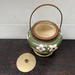 Crown Devon Biscuit Barrel