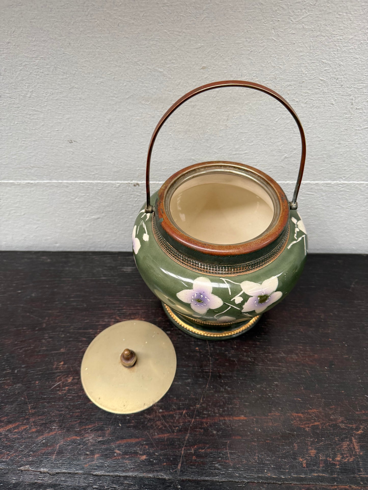 Crown Devon Biscuit Barrel