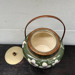 Crown Devon Biscuit Barrel