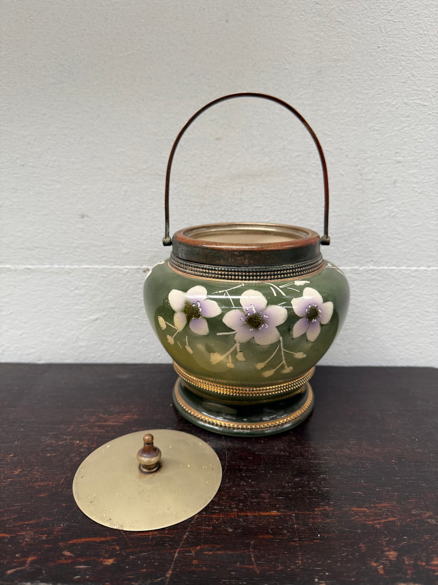 Crown Devon Biscuit Barrel