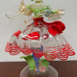 Intricate Murano Glass Lady Figurine