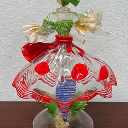 Intricate Murano Glass Lady Figurine