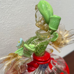 Intricate Murano Glass Lady Figurine