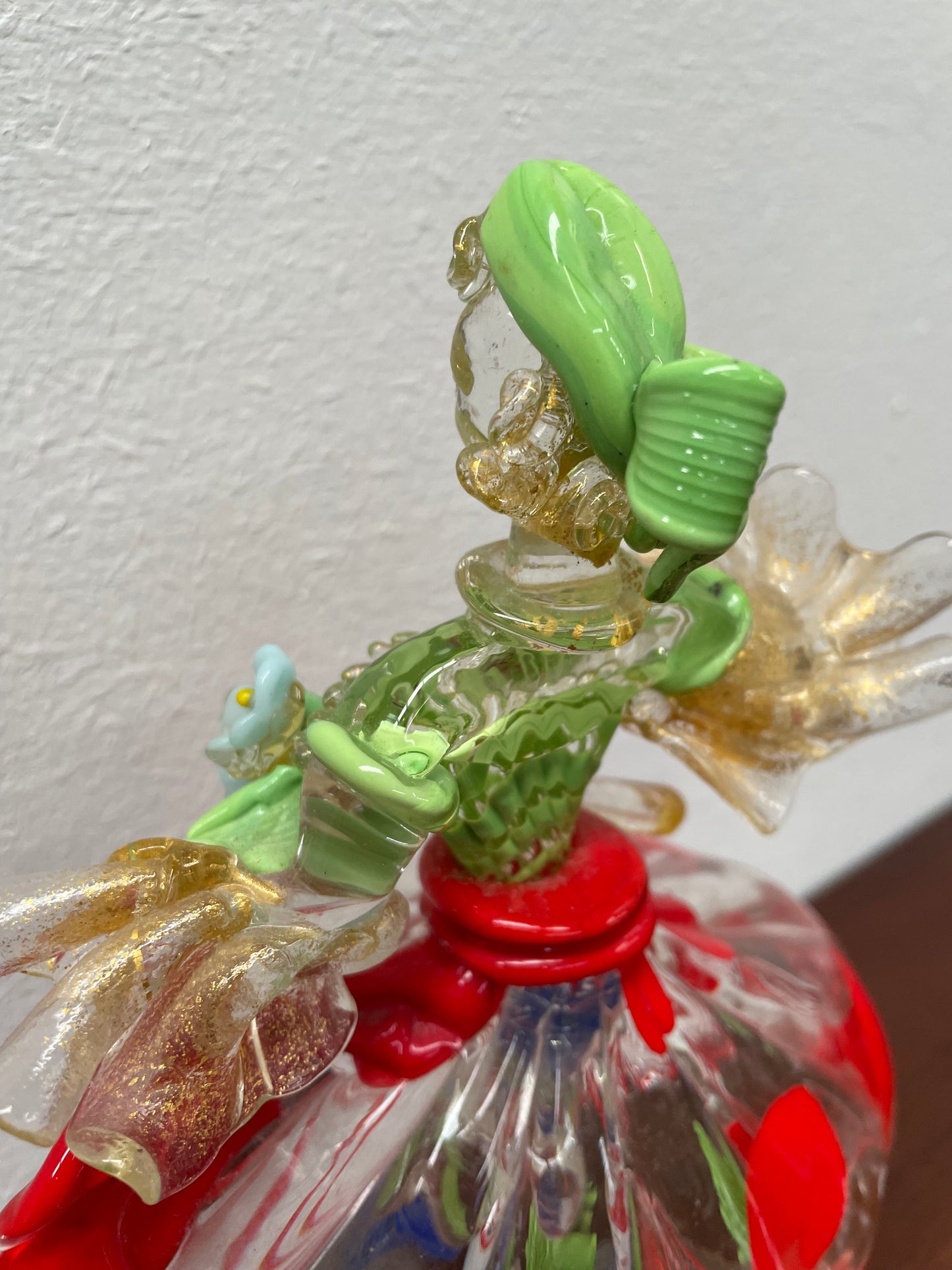 Intricate Murano Glass Lady Figurine