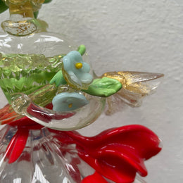 Intricate Murano Glass Lady Figurine