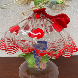 Intricate Murano Glass Lady Figurine