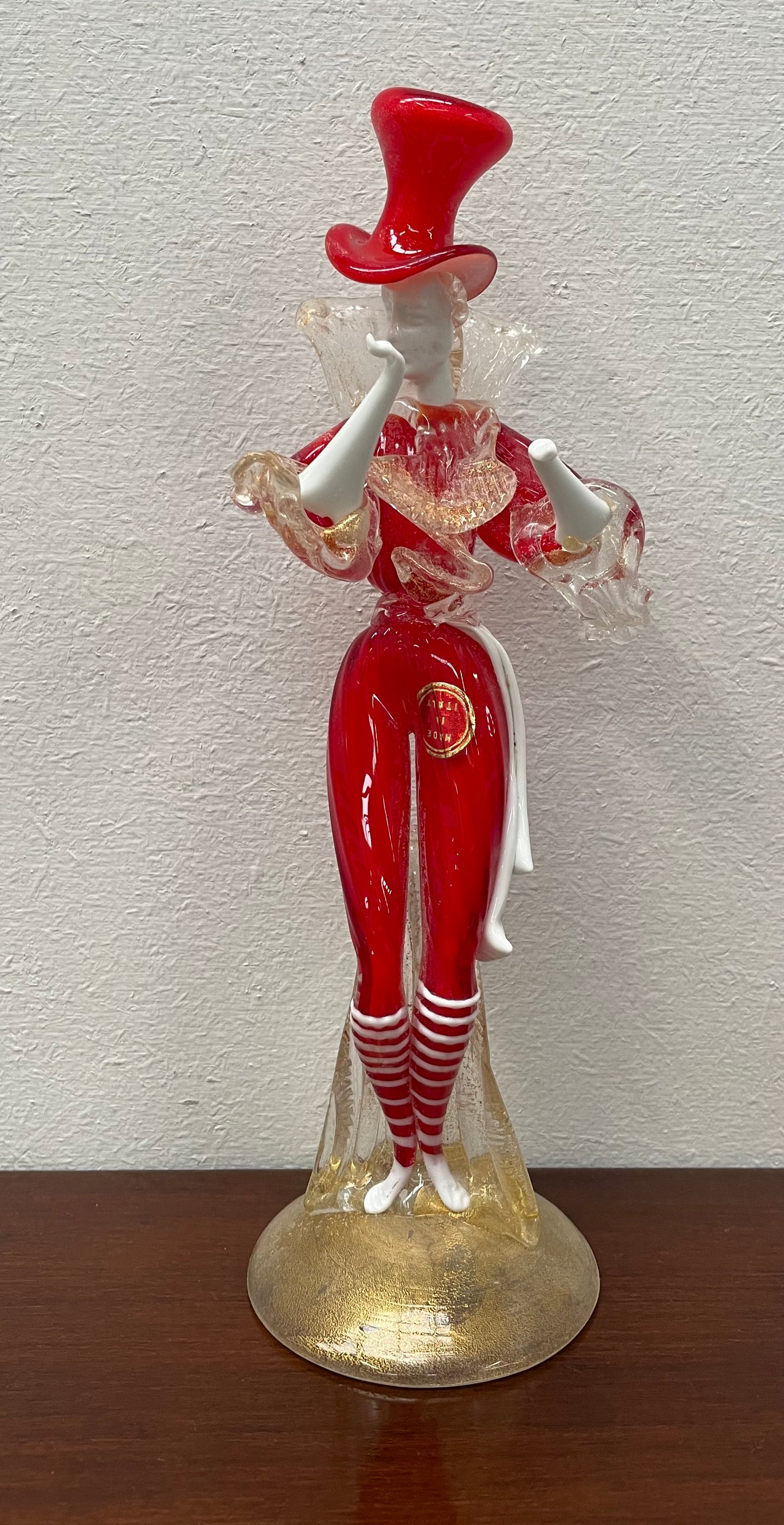 Murano Glass Male Period Costume Figurine