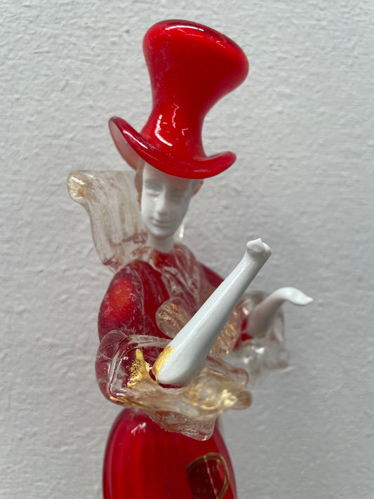 Murano Glass Male Period Costume Figurine