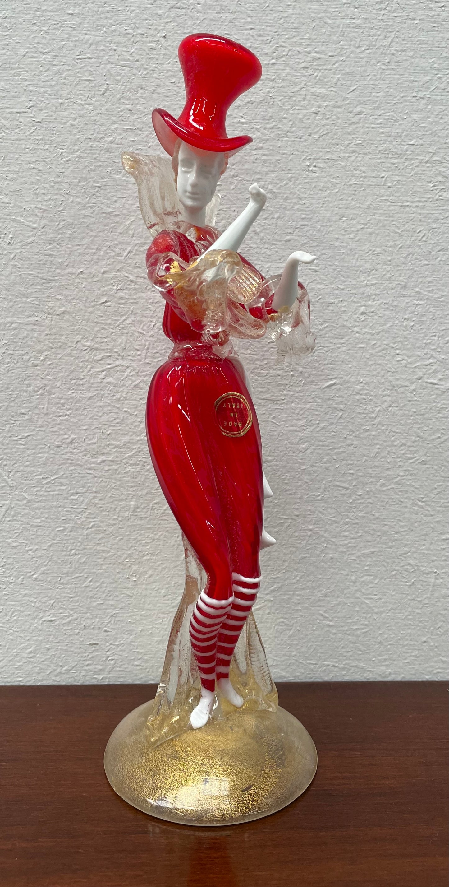 Murano Glass Male Period Costume Figurine