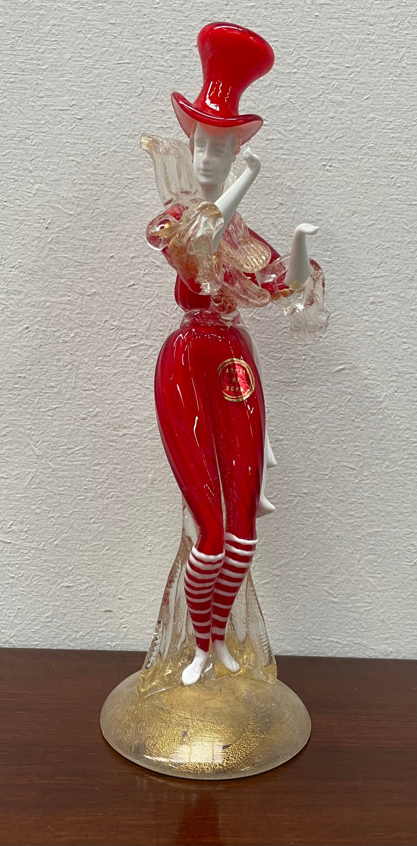 Murano Glass Male Period Costume Figurine