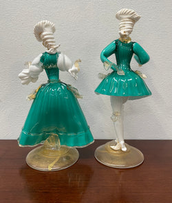 Stunning Pair of Murano Glass Figurines | Antique & Vintage | Moonee Ponds Antiques | Australia Wide Delivery
